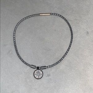 Gray magnetic necklace/choker!